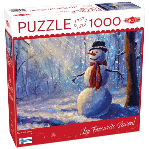 Puzzle TACTIC Lovers Happy Snowman 59222 (1000 elementów)