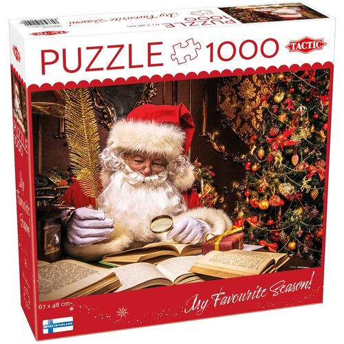 Puzzle TACTIC Lovers Santa Claus in his House 59219 (1000 elementów)
