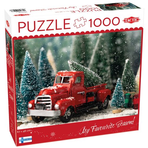 Puzzle TACTIC Lovers Christmas Tree Truck 59609 (1000 elementów)