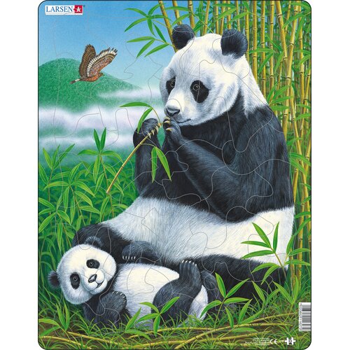 Układanka LARSEN Maxi Panda (33 elementy)