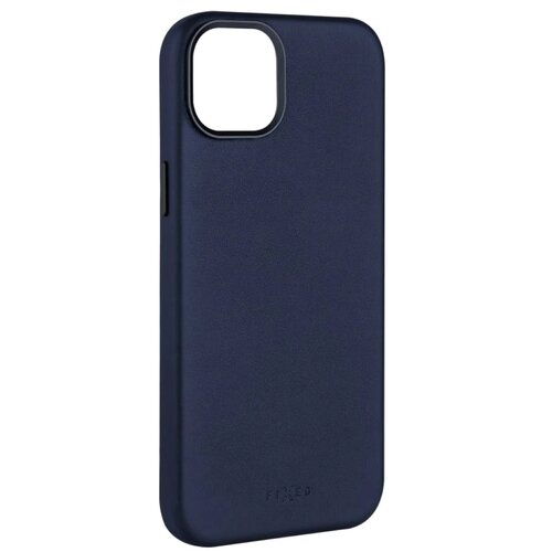 Etui FIXED MagLeather MagSafe do Apple iPhone 15 Plus Niebieski