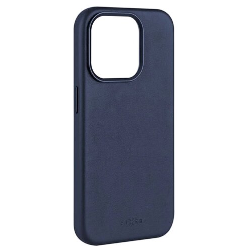 Etui FIXED MagLeather MagSafe do Apple iPhone 15 Pro Niebieski