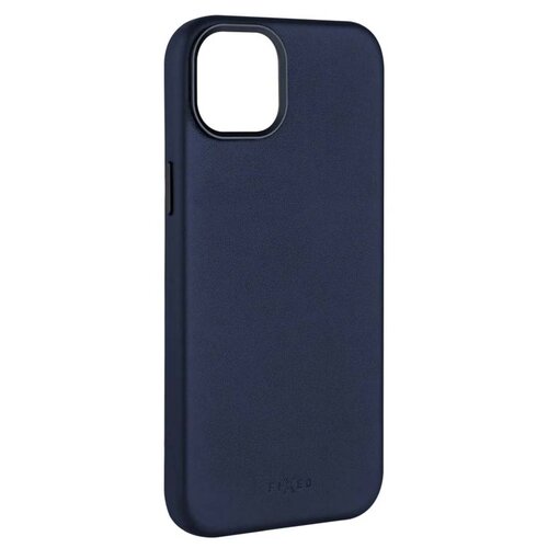 Etui FIXED MagLeather MagSafe do Apple iPhone 16 Niebieski