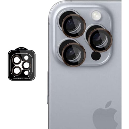 Nakładka na obiektyw 3MK Lens Protection Pro do Apple iPhone 16 Pro/16 Pro Max Brązowy