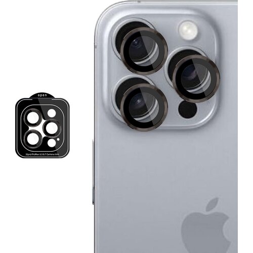 Nakładka na obiektyw 3MK Lens Protection Pro do Apple iPhone 16 Pro/16 Pro Max Szary