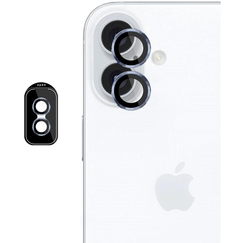 Nakładka na obiektyw 3MK Lens Protection Pro do Apple iPhone 16/16 Plus Niebieski