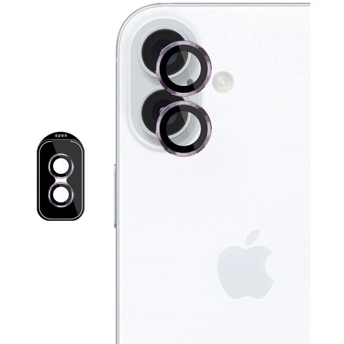 Nakładka na obiektyw 3MK Lens Protection Pro do Apple iPhone 16/16 Plus Różowy