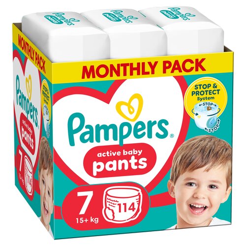 Pieluchomajtki PAMPERS Pants 7 (114 szt.)