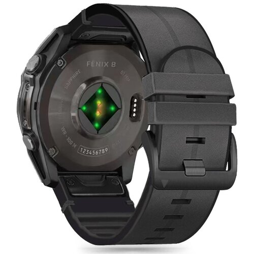 Pasek TECH-PROTECT Silicone PU do Garmin Fenix 5X/5X Plus/6X/6X Pro/7X/8 (51 mm) Czarny