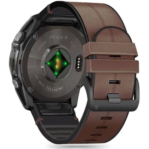 Pasek TECH-PROTECT Silicone PU do Garmin Fenix 5X/5X Plus/6X/6X Pro/7X/8 (51 mm) Brązowy