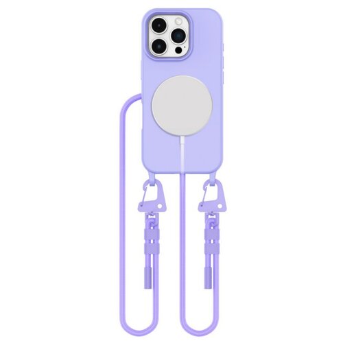 Etui TECH-PROTECT MagNecklace MagSafe do Apple iPhone 16 Pro Fioletowy