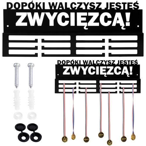 Wieszak na medale GOCKOWIAK Dopóki walczysz jesteś zwycięzcą!
