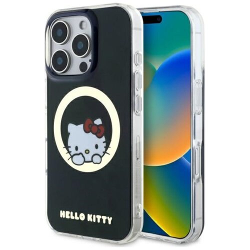 Etui HELLO KITTY IML Sweet Kitty MagSafe do Apple iPhone 16 Pro Max Czarny