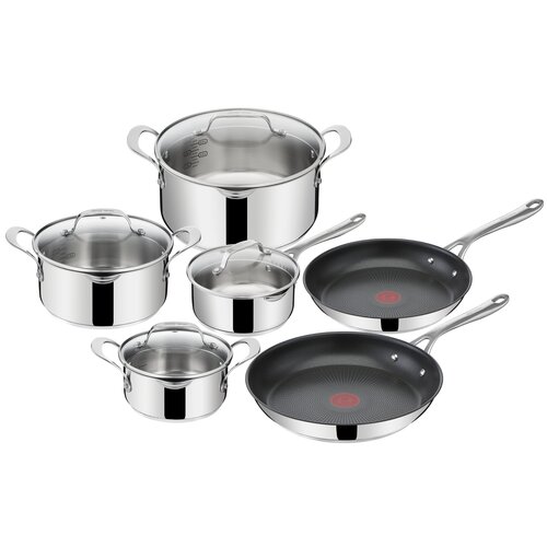Zestaw garnków TEFAL Jamie Oliver Cook's Direct E304SA55 (10 elementów)