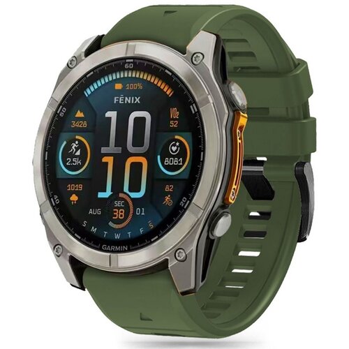 Pasek TECH-PROTECT Silicone Line do Garmin Fenix 5/6/6 Pro/7/8/E 47mm Zielony