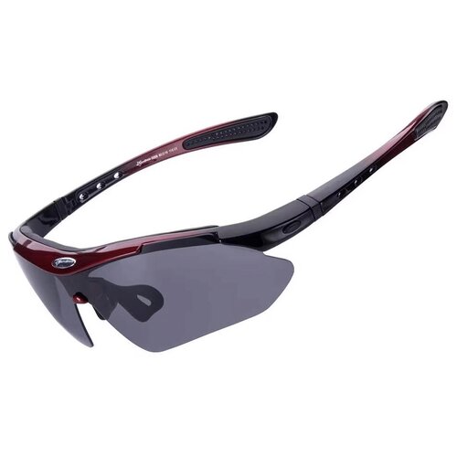 Okulary rowerowe ROCKBROS 10001 Czarno-czerwony
