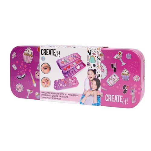 Zabawka zestaw do makijażu CREATE IT! Make-Up Puszka 3-poziomowa 84504