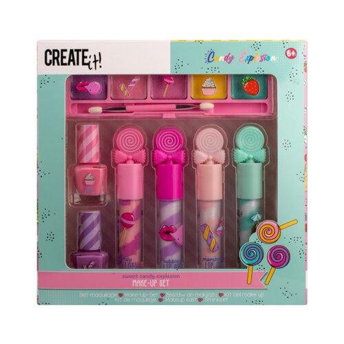 Zabawka zestaw do makijażu CREATE IT! Candy Słodki zestaw make-up 84806