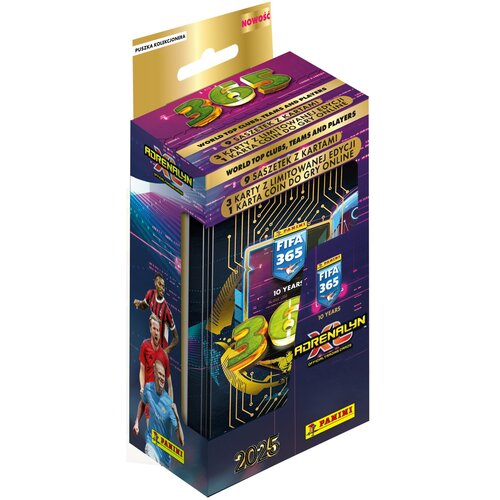 Karty PANINI FIFA 365 Adrenalyn XL 2025 Puszka kolekcjonera