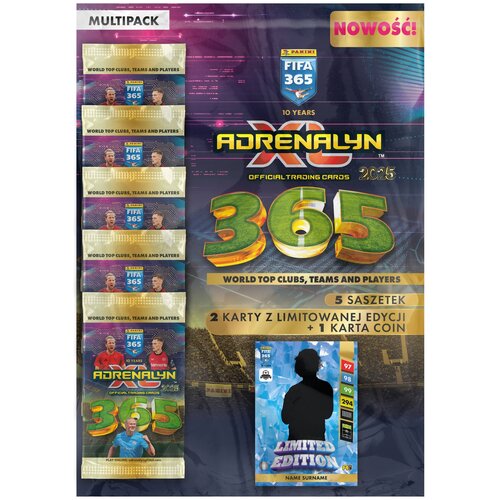 Karty PANINI FIFA 365 Adrenalyn XL 2025 Multipack