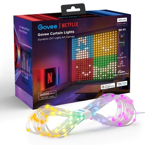 Kurtyna LED GOVEE H70BC 1.5 m Sieciowe