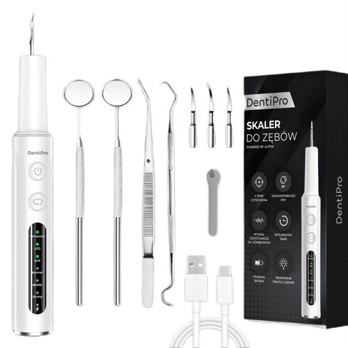 Skaler do zębów ALPHA DentiPro SWI-01 Biały