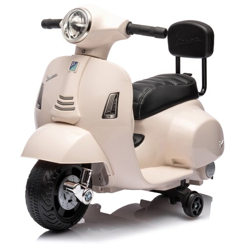 Motorek elektryczny SUN BABY Scooter Vespa z oparciem Biały