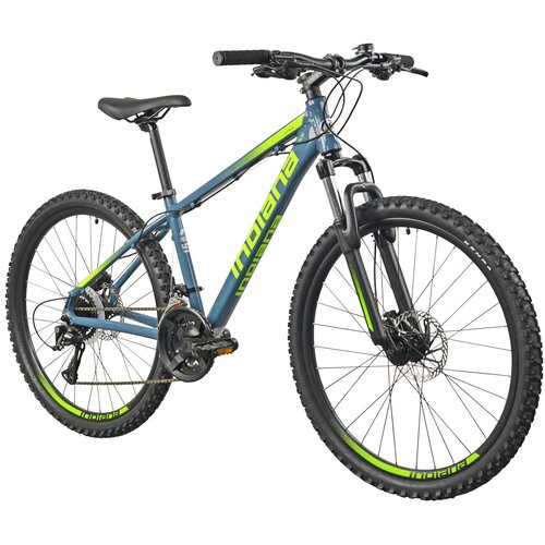 Rower górski MTB INDIANA X-Pulser 3.6 M15 26 cali męski Grafitowo-limonkowy
