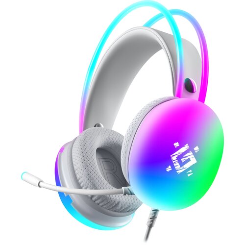 Słuchawki DEFENDER Ignis Gaming Nauszne Biały