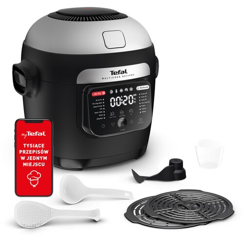 Multicooker TEFAL Actifry MY741CF0 z mieszadłem do żywności oraz funkcjonalnością AirFryera