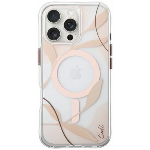 Etui UNIQ Coehl Verdure do Apple iPhone 16 Pro Max Różowy