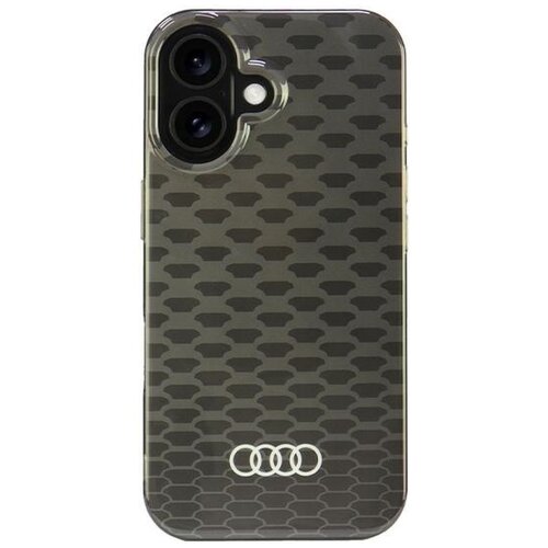 Etui AUDI IML Stitching Pattern MagSafe do Apple iPhone 16 Czarny