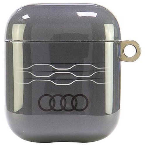 Etui na słuchawki AUDI IML Geometric Pattern do Apple AirPods 1/2 Szary