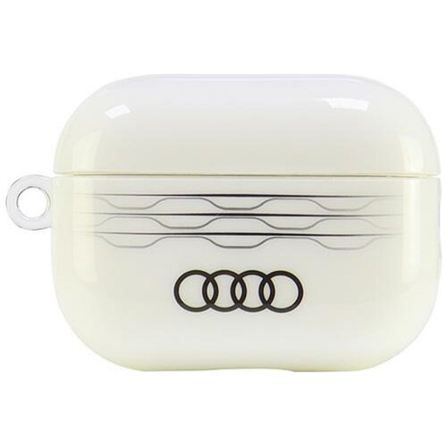 Etui na słuchawki AUDI IML Geometric Pattern do Apple AirPods Pro 2 gen Biały
