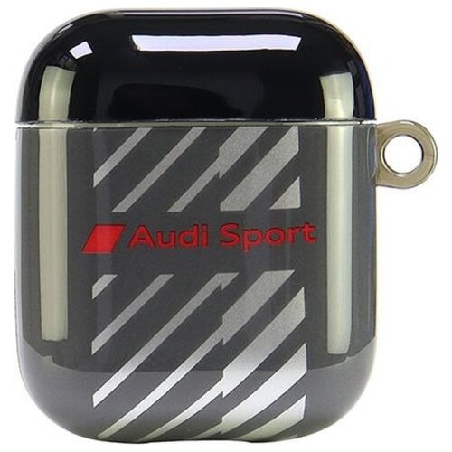 Etui na słuchawki AUDI IML Sport do Apple AirPods 1/2 Czarny
