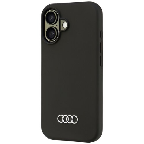 Etui AUDI Silicone Case do Apple iPhone 16 Czarny