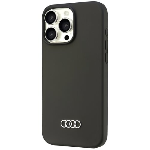 Etui AUDI Silicone Case do Apple iPhone 16 Pro Max Czarny