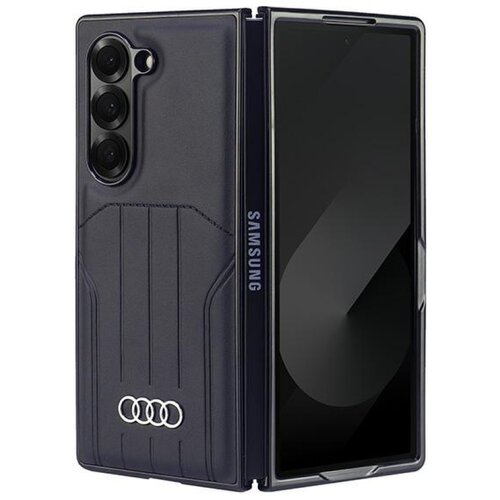 Etui AUDI Synthetic Leather MagSafe do Samsung Galaxy Z Fold 6 Czarny