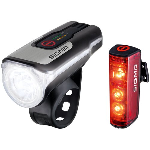Zestaw lampek rowerowych SIGMA Aura 80 Set W Blaze