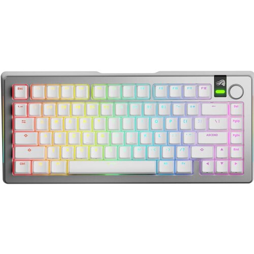 Klawiatura GLORIOUS GMMK 3 PRO Prebuilt Srebrny