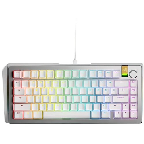 Klawiatura GLORIOUS GMMK 3 PRO HE Prebuilt Srebrny