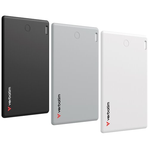 Lokalizator VERBATIM My Finder Card MYFCR-03BSW Czarny/Srebrny/Biały (3 szt.)