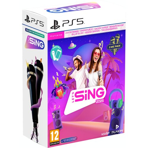 Let's Sing 2025 + 2 Mikrofony Gra PS5