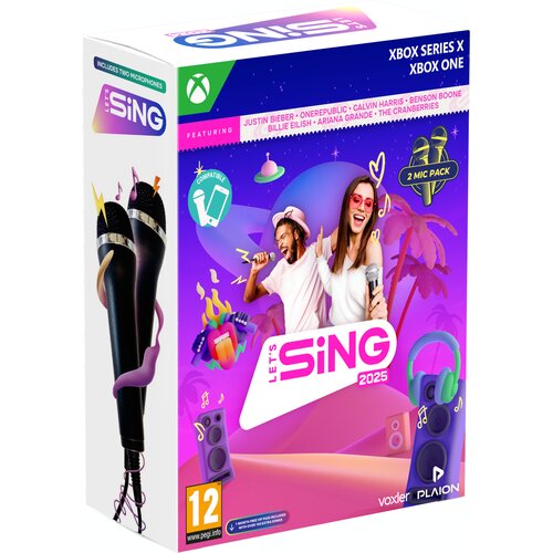 Let's Sing 2025 + 2 Mikrofony Gra XBOX ONE / XBOX Series X