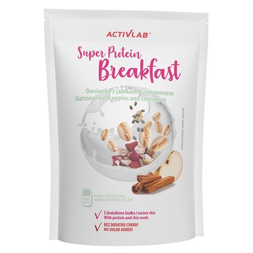 Owsianka ACTIVLAB Super śniadanie z jabłkami i cynamonem (300 g)