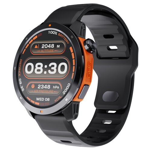 Smartwatch KIANO Watch Xtreme Czarno-pomarańczowy