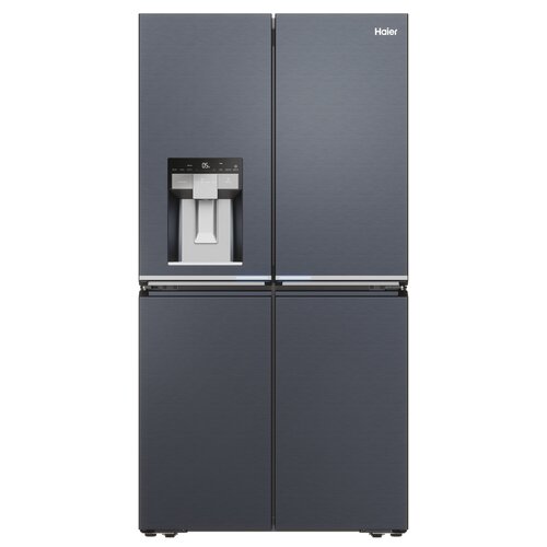 Lodówka HAIER HCR7918EIMB Cube Series 7 Absolute Ice Side by Side No frost 177.5cm Srebrna Kostkarka Podajnik wody