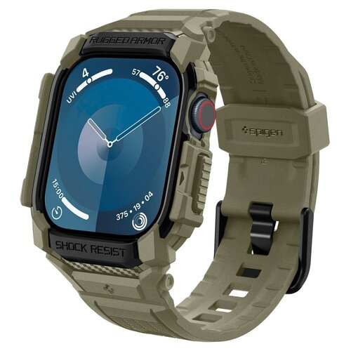 Pasek SPIGEN Rugged Armor Pro do Apple Watch 10 (46 mm) Khaki
