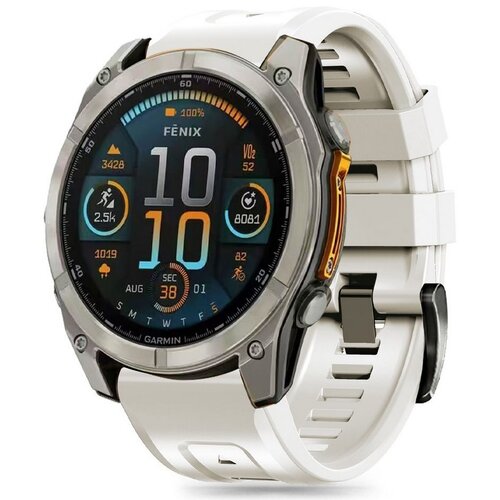 TECH PROTECT Silicone do Garmin Fenix 5S 5S Plus 6S 6S Pro 7S 8 43 mm Tytanowy Pasek niskie ceny i opinie w Media Expert