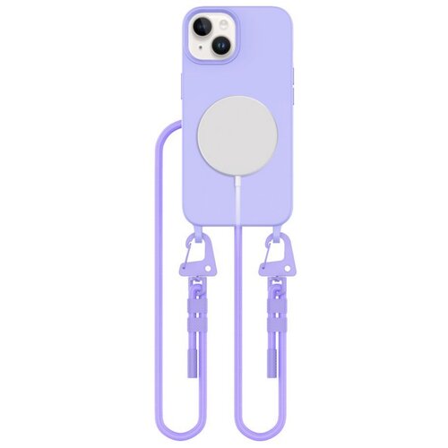 Etui TECH-PROTECT MagNecklace MagSafe do Apple iPhone 14 Fioletowy